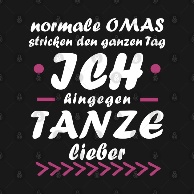 Tanzen Oma Paar Hochzeitstag Geschenkidee by FindYourFavouriteDesign