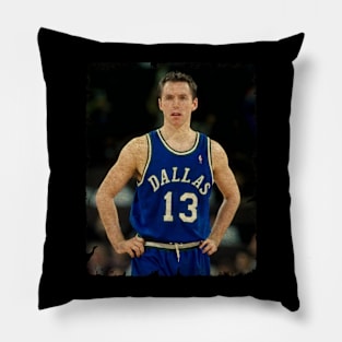 Steve Nash - Playing For The Dallas Mavericks Pillow