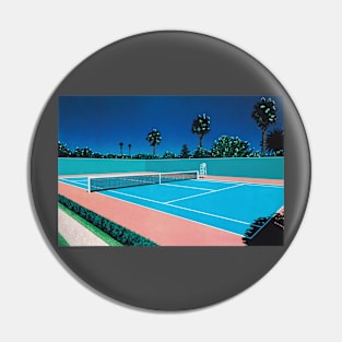 hiroshi nagai  - Tennis Court by Hiroshi Nagai Pin