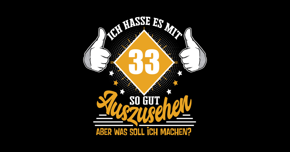 33. Geburtstag Geschenkideen 33 Geburtstag Geschenkideen Sticker