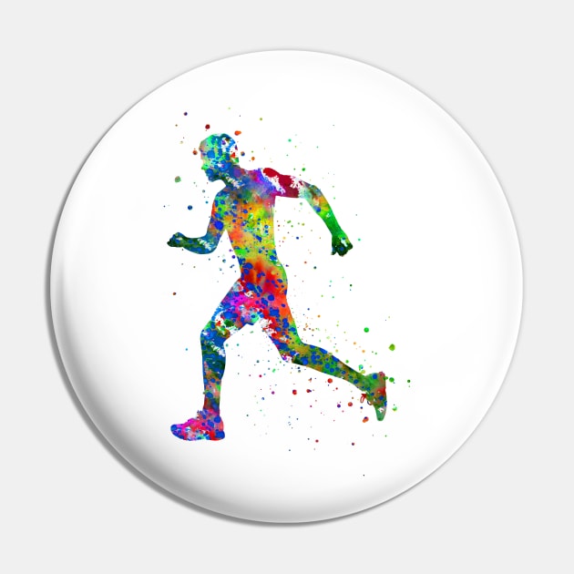 Running man Pin by RosaliArt