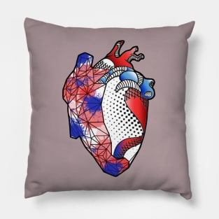 Geometric heart Pillow