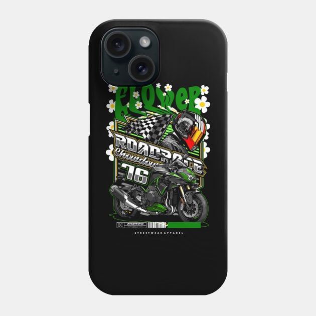 Flower Roadrace Phone Case by amarhanah