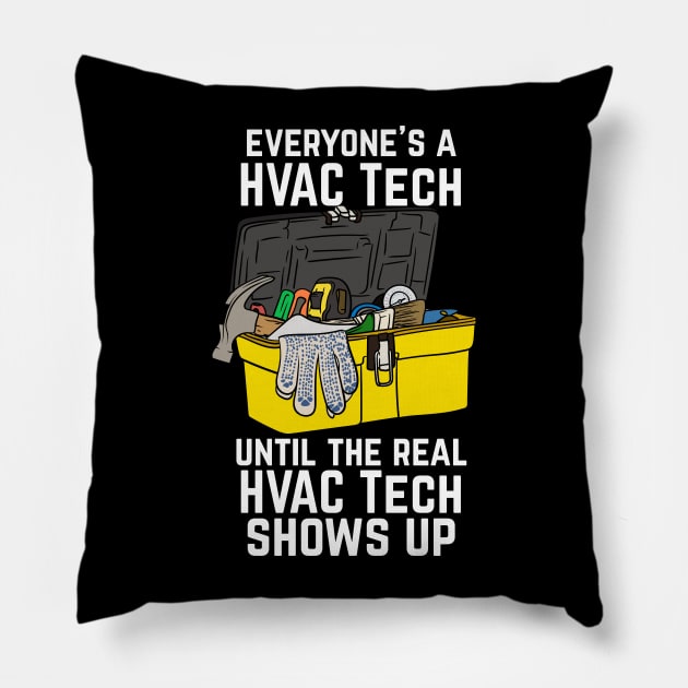 Hvac Tech Pillow by maxdax