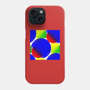 Bright circles and squares Phone Case