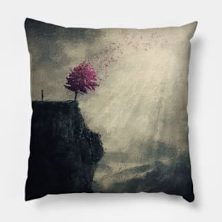 the magical tree painting Pillow