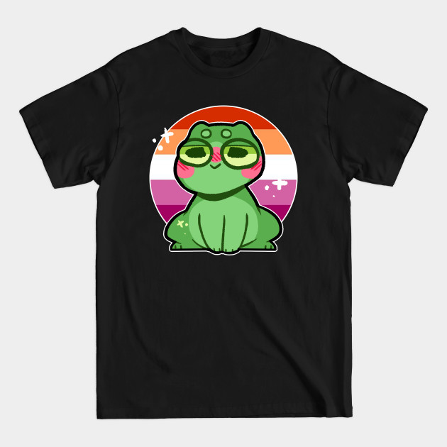 Discover pride frog- Lesbian Variant - Lesbian - T-Shirt