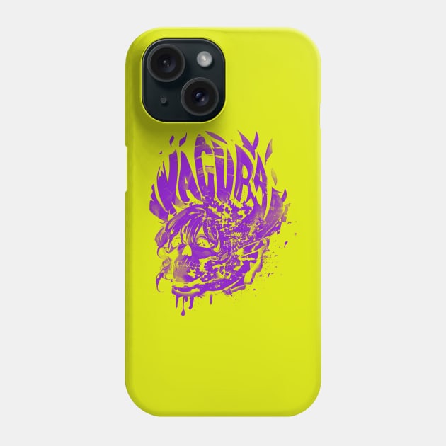 Skull Girl (purple skull) Phone Case by Kagura (The band)