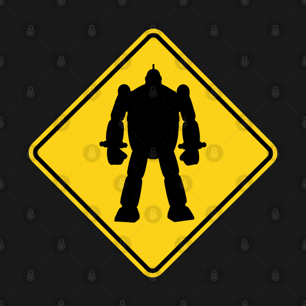 GIGANTOR Tetsujin 28-go - robot crossing by KERZILLA