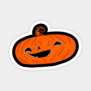 Happy Spooky Cute Pumpkin - Halloween T-Shirt Magnet