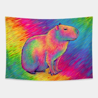 Chill Capybara Tapestry