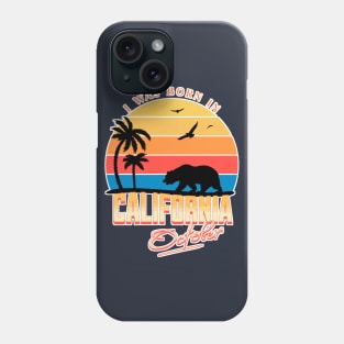 Was born in California October Phone Case