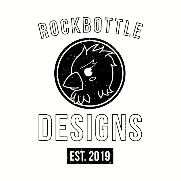 RockBottle Designs Logo (Black) by rockbottle_designs