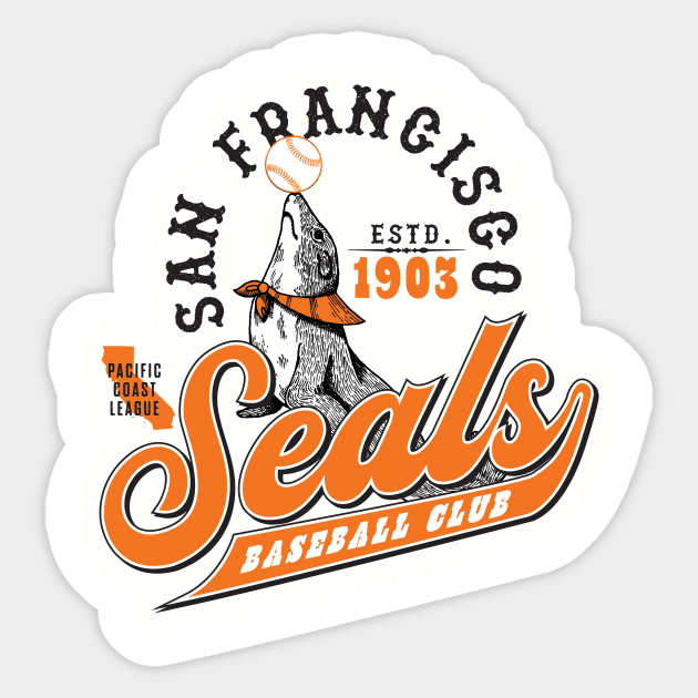 San Francisco Seals Baseball | Sticker