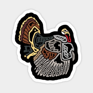 Wild Thanksgiving Turkey Magnet