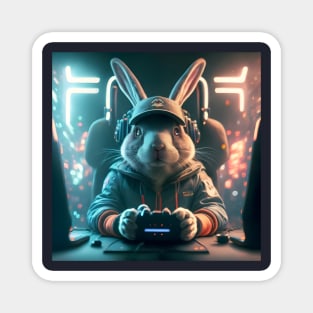 Gamer rabbit bunny Magnet