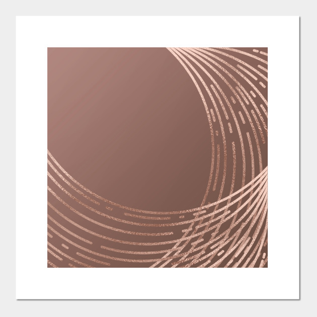 Rose Gold Geometric Lines Abstract Background Pattern Geometric