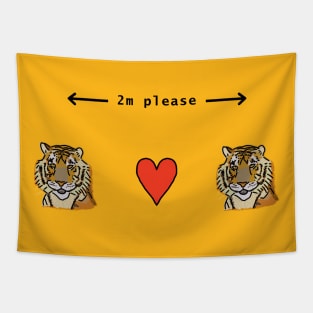 Tigers Say Keep Social Distancing Please Tapestry