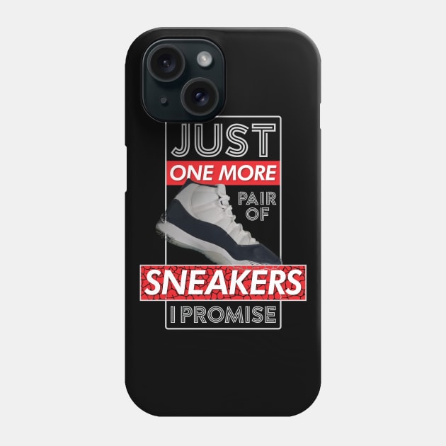 Just One More Pair Of Sneakers I Promise v4 Phone Case by Design_Lawrence