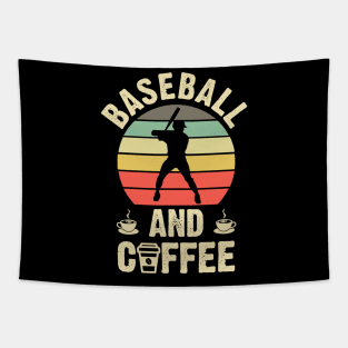 Baseball and coffee Tapestry