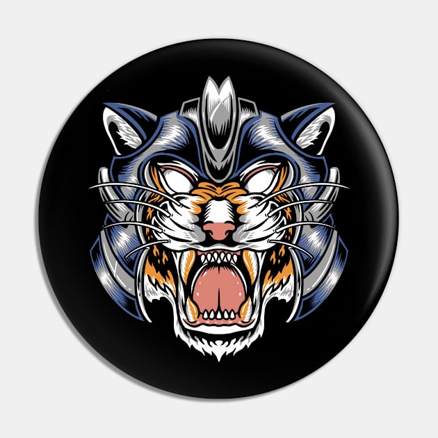 Tiger Warrior Pin by Eins99
