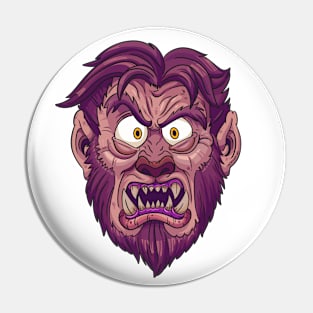 WolfieHead Variant 03 Pin