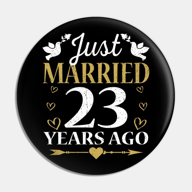 Just Married 23 Years Ago Anniversary Gift 23rd Wedding Anniversary just-married-23-years-ago-anniversary-gift-23rd-wedding-anniversary