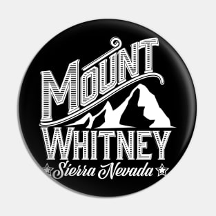 Mount Whitney Sierra Nevada Travel poster Pin