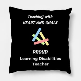 learning disabilities teacher school appreciation gift for educators design Pillow