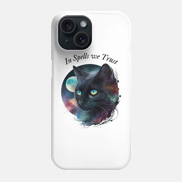 Witch's Black Cat Phone Case by Erin's Witchy Wear