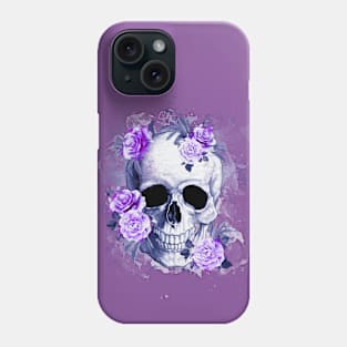 Sage Tribe Skull With roses Phone Case