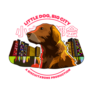 Little Dog, Big City (light version) T-Shirt