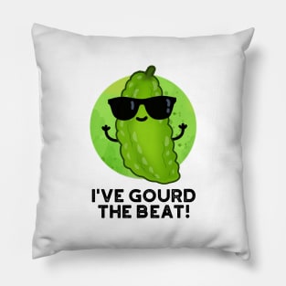 I've Gourd The Beat Cute Veggie Pun Pillow