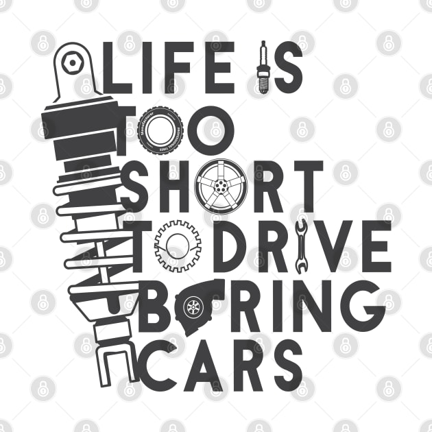 Life is too short to drive boring cars by TheBlackCatprints