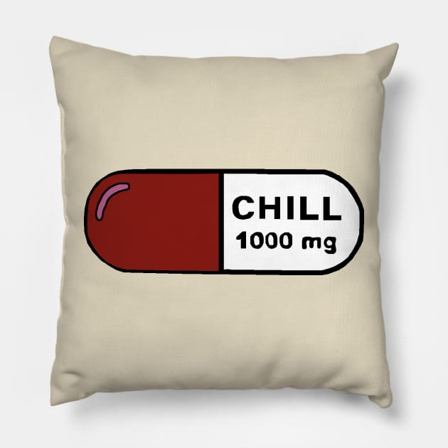 Chill Pill Pillow by HerbalBlue