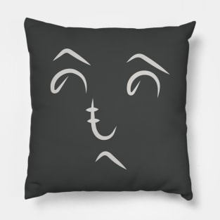 Funny Japanese Face Pillow