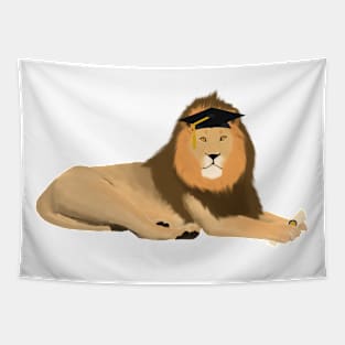 Graduation Lion Tapestry