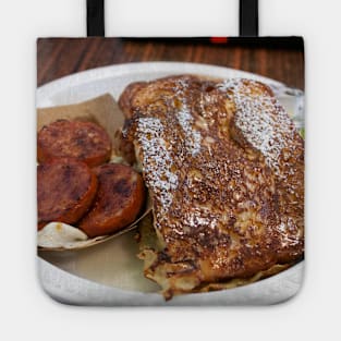 French toast sausage breakfast Tote