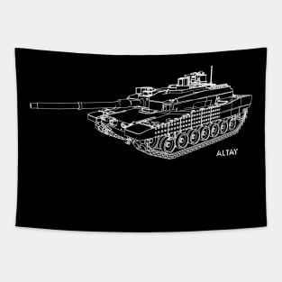 Altay Main Battle Tank Tapestry