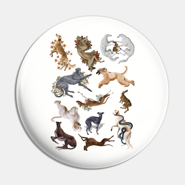 Sighthounds Pin by VEROfojt