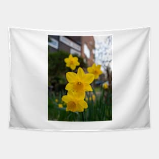 Yellow daffodils.Stay Active Tapestry