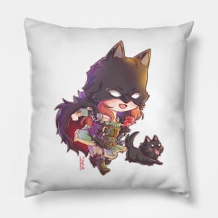 Mara - Ghost Wolf Pillow