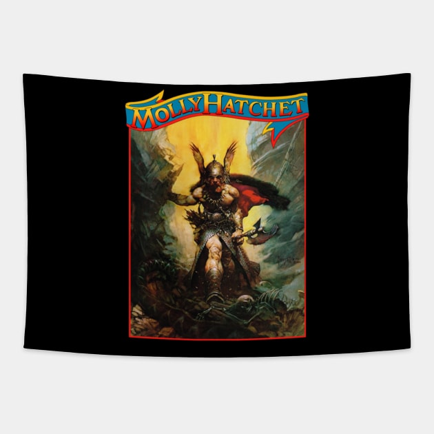 Molly Hatchet Flirting With Disaster Tapestry by szymkowski