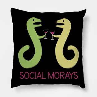 Social Morays Pillow