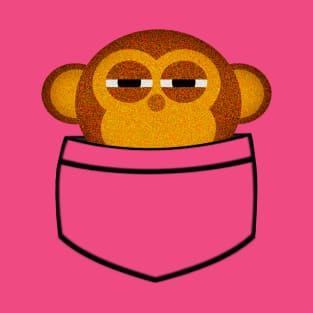 Pocket Monkey is Very Suspicious T-Shirt