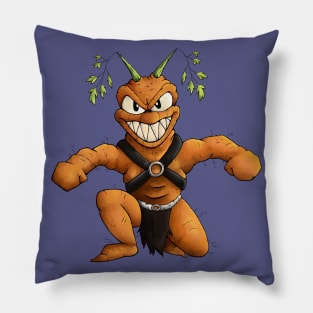 Carrot barbarian Pillow