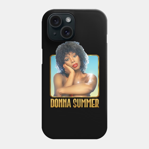 Donna Summer / Retro 70s Fan Art Design Phone Case by DankFutura