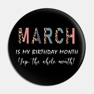 Leopard March Is My Birthday Month Yep The Whole Month Pin