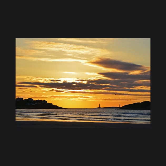 Good Harbor Lighthouses at Sunrise by WayneOxfordPh