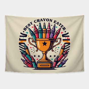 Best Crayon Eater Tapestry